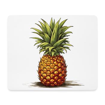 Pineapple - illustration - Mouse Pad (horizontal) - white - Front