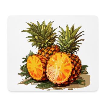 Pineapple - illustration - Mouse Pad (horizontal) - white - Front