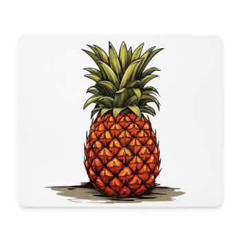 Pineapple - illustration - Mouse Pad (horizontal) - white - Front