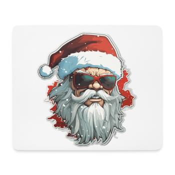 Père Noël - illustration - Tapis de souris (format paysage) - blanc - Devant