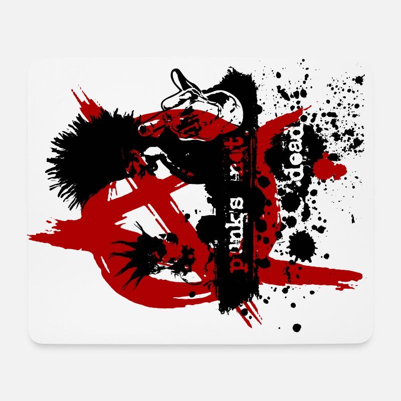 Trash Polka - Punk ist nicht tot - Mousepad (Querformat) - Weiß