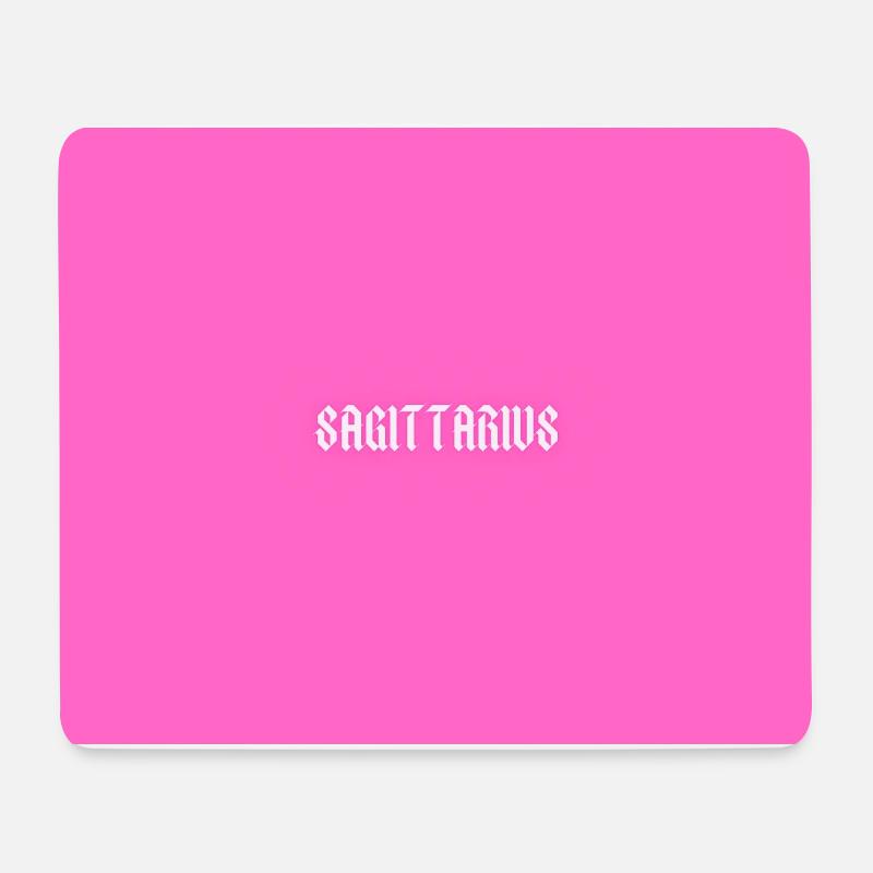 Sagittarius Pink - Mousepad (Querformat) - Weiß