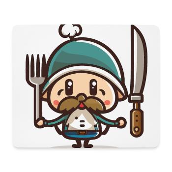 Thanksgiving-Pilger - Mousepad (Querformat) - Weiß - Vorne