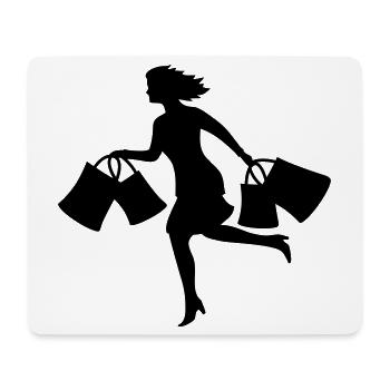 femmes - Tapis de souris (format paysage) - blanc - Devant