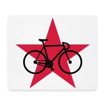 Cycling / Cyclist / Bike / Radfahren / Cyclisme - Mouse Pad (horizontal) - white - Front