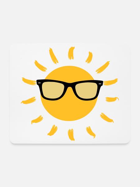 Summer / Sonne / Eté / Holidays / Sun / Soleil - Mouse Pad (horizontal) - white