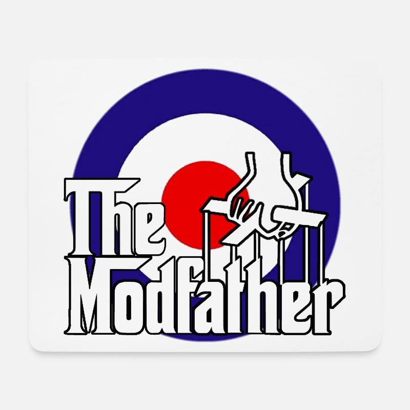 der modfather - Mousepad (Querformat) - Weiß