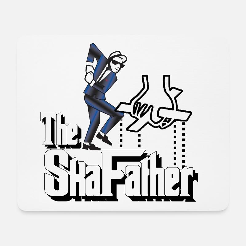 der Ska-Vater neu - Mousepad (Querformat) - Weiß