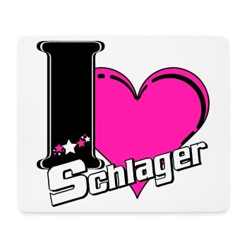 Schlager Party , Schlager Musik , Schlager Liebe - Mousepad (Querformat) - Weiß - Vorne
