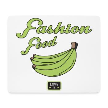 Mode Food Bananes - Tapis de souris (format paysage) - blanc - Devant
