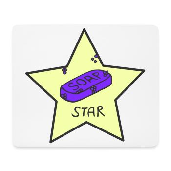 Soapstar - Mousepad (Querformat) - Weiß - Vorne