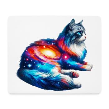 Katze - Mousepad (Querformat) - Weiß - Vorne