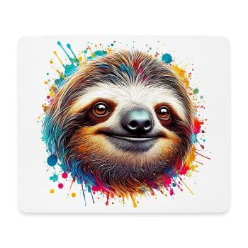Sloth - Mouse Pad (horizontal) - white - Front