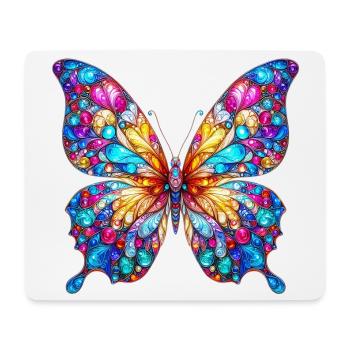 Butterfly - Mouse Pad (horizontal) - white - Front