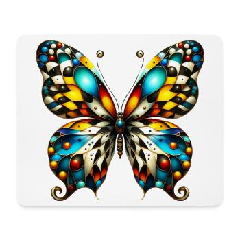 Schmetterling - Mousepad (Querformat) - Weiß - Vorne