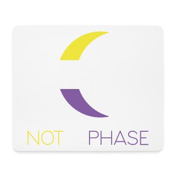 LGBTQ Pride Month - Keine Phase - Nicht-binär - Mousepad (Querformat) - Weiß - Vorne