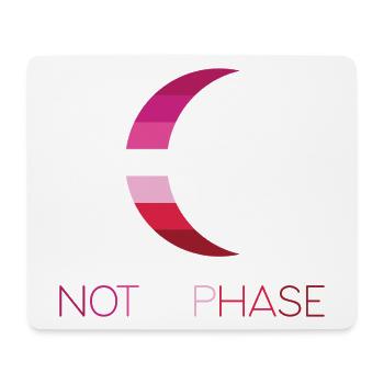 LGBTQ Pride Month - Not a Phase - Lesbian - Mouse Pad (horizontal) - white - Front
