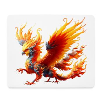 Dragon Nymphe (04) - Tapis de souris (format paysage) - blanc - Devant