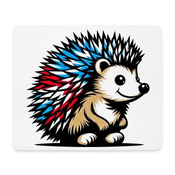 Hedgehog - Mouse Pad (horizontal) - white - Front