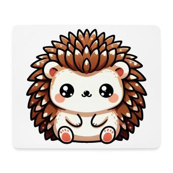Hedgehog - Mouse Pad (horizontal) - white - Front