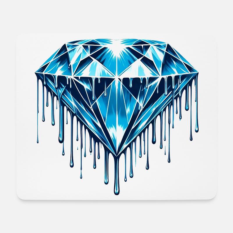 Diamond - Mouse Pad (horizontal) - white