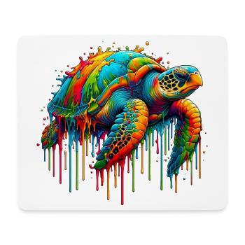 Turtle - Mouse Pad (horizontal) - white - Front