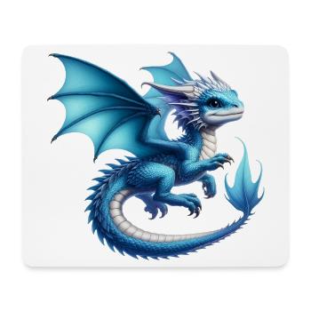 Dragon - Mouse Pad (horizontal) - white - Front