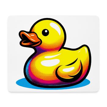 Ente Ente Ente Ente Ente - Mousepad (Querformat) - Weiß - Vorne