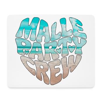 Malle Party Crew - Mousepad (Querformat) - Weiß - Vorne