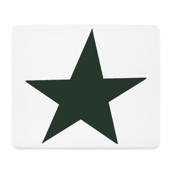 green star pattern in retro style - Mouse Pad (horizontal) - white - Front