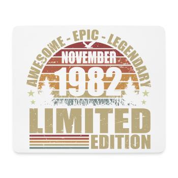 November 1982 Limited Edition Retro November 1982 - Mouse Pad (horizontal) - white - Front