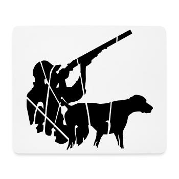 Hunter - Mouse Pad (horizontal) - white - Front