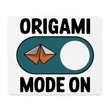  Origami Mode On Papierfalten Spruch Für Origami - Mousepad (Querformat) - Weiß - Vorne
