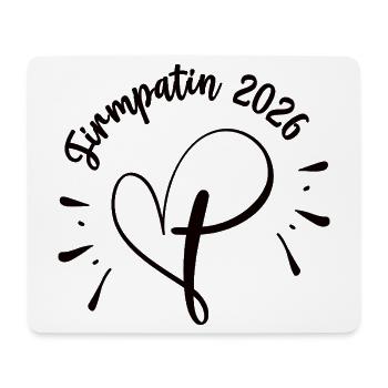 Firmpatin 2026 Firmung Godi Tante Patin Schwester - Mousepad (Querformat) - Weiß - Vorne