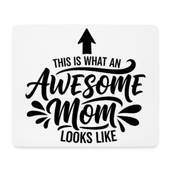 So Sieht Eine Tolle Mutter Aus Mama Geschenk - Mousepad (Querformat) - Weiß - Vorne