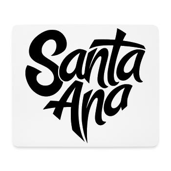 Santa Ana, California Heart Typo - Mouse Pad (horizontal) - white - Front