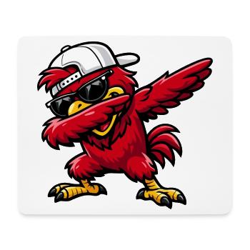 Dabbing Cardinal - Mouse Pad (horizontal) - white - Front
