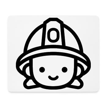 fireman - Mouse Pad (horizontal) - white - Front