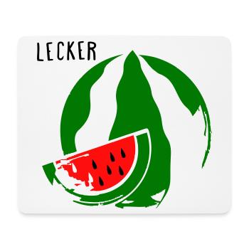 Melone - Mousepad (Querformat) - Weiß - Vorne