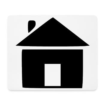 House - Mouse Pad (horizontal) - white - Front