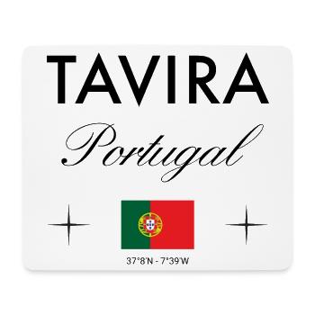 Tavira Portugal coordonne un souvenir de voyage - Tapis de souris (format paysage) - blanc - Devant