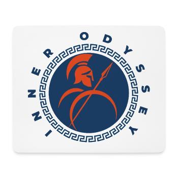 Spartan Warrior Inner Odyssey. - Mouse Pad (horizontal) - white - Front