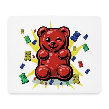 Gute Laune Gummibär - Mousepad (Querformat) - Weiß - Vorne