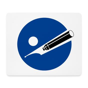 Writing with Ink - Mousepad (Querformat) - Weiß - Vorne