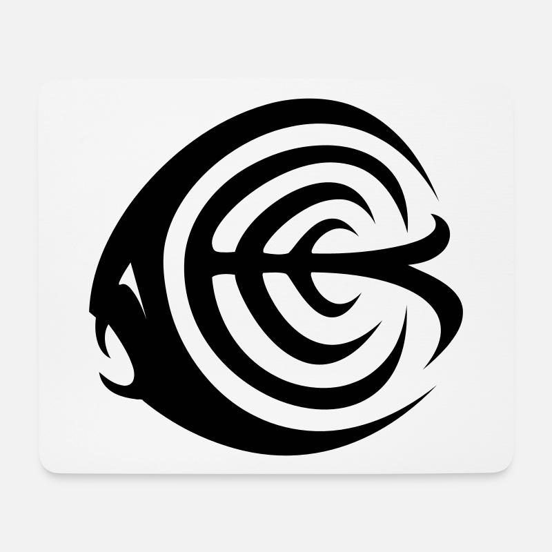 Kugelfisch - Mousepad (Querformat) - Weiß
