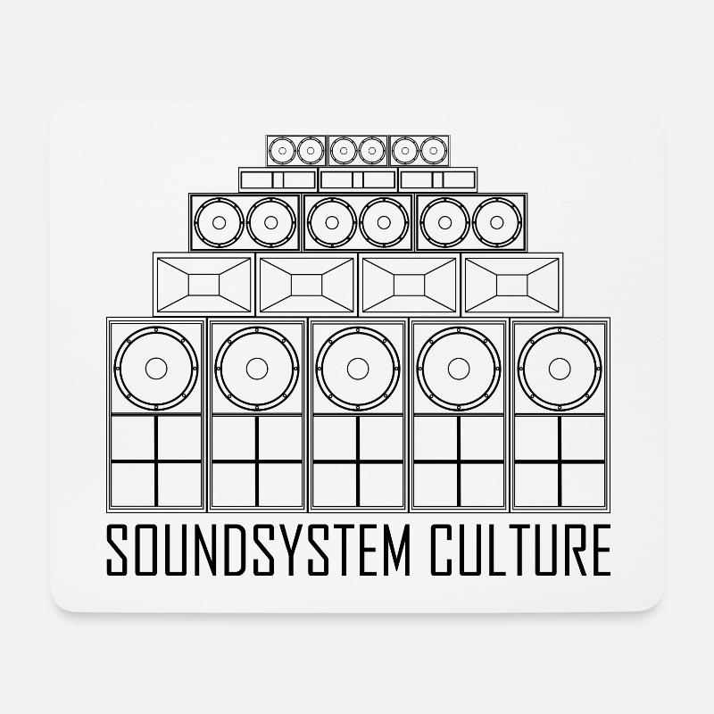 Dub sound system culture - Mouse Pad (horizontal) - white