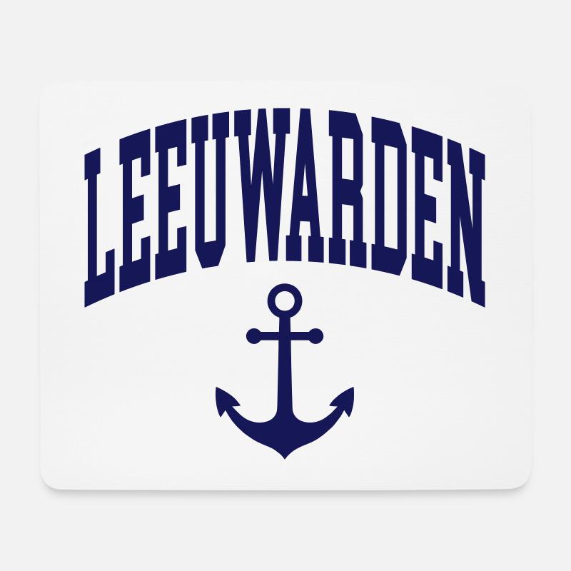 Leeuwarden - Mousepad (Querformat) - Weiß