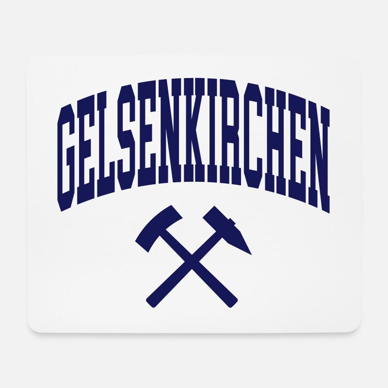 Gelsenkirchen - Mousepad (Querformat) - Weiß