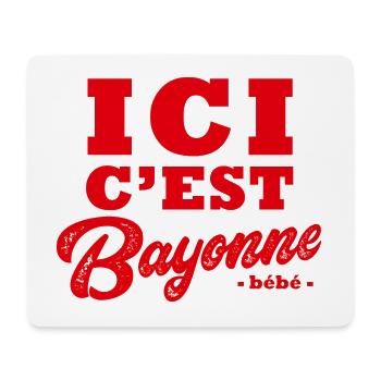 Bayonne Bayonnais fête fiera fêtes - Tapis de souris (format paysage) - blanc - Devant