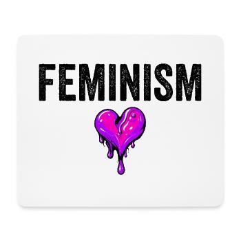 FEMINISM - Mousepad (Querformat) - Weiß - Vorne